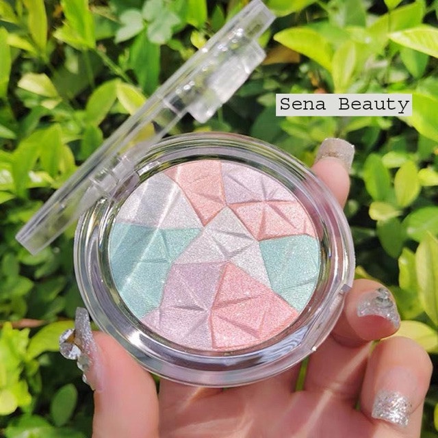 Phấn Bắt Sáng Lục giác BUEQCY 3 màu lấp lánh