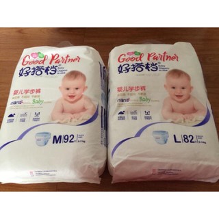Bỉm GOOD PARTNER Dán/Quần Nội Địa Trung S112/M92/L82/XL76/XXL72/XXXL70