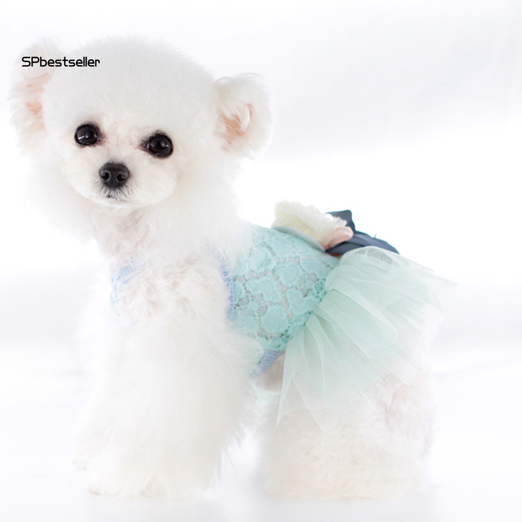 Đầm Lưới Không Tay Co Giãn Đáng Yêu Dành Cho Cún Cưng