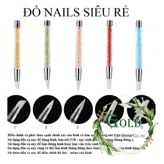 Bộ cọ silicon 2 đầu Nail Brush - bộ 5 cây