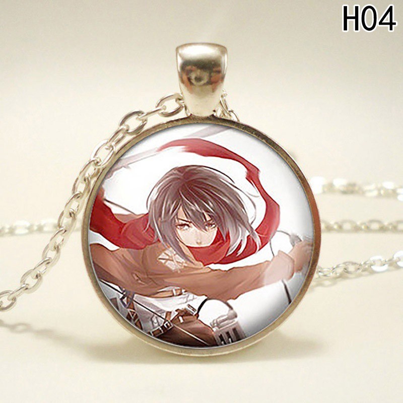 Dây chuyền có mặt hình nhân vật trong phim Attack On Titan
