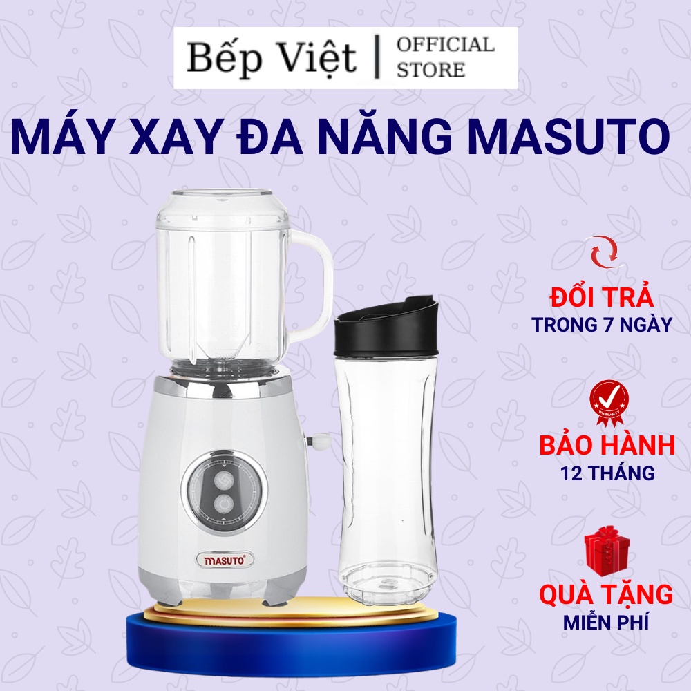 Máy xay sinh tố đa năng Masuto Blender chính hãng 0.6L công suất 300w
