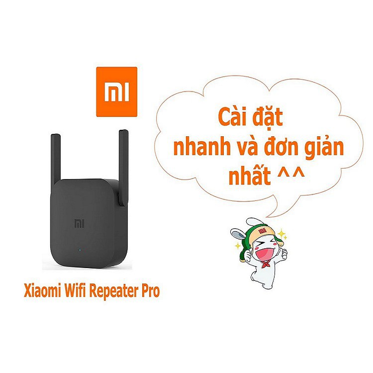 Mua ngay Kích sóng Xiaomi Mi Wifi Repeater Pro phiên bản mới 300 Mbps New 2019 [Freeship 10k]