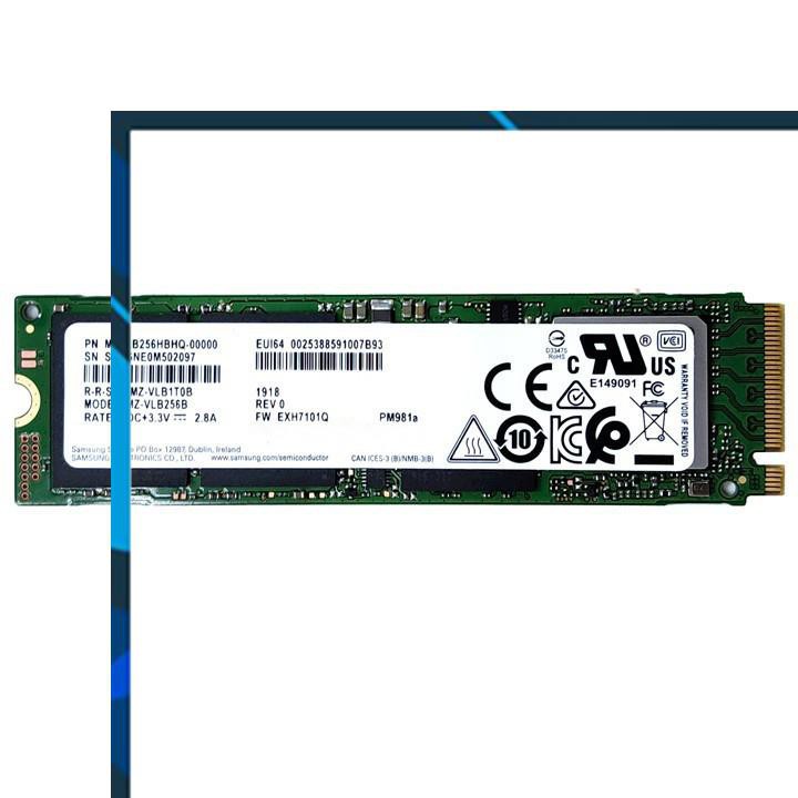 Ổ cứng SSD M.2 2280 PCIe NVMe Samsung PM981 256GB - bảo hành 3 năm