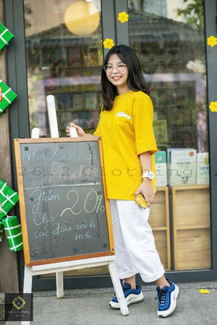 Áo Thun Nam Nữ Kiểu Dáng Hàn Quốc Chất Cotton Siêu Thoáng Mát Vào Mùa Hè A004 | BigBuy360 - bigbuy360.vn