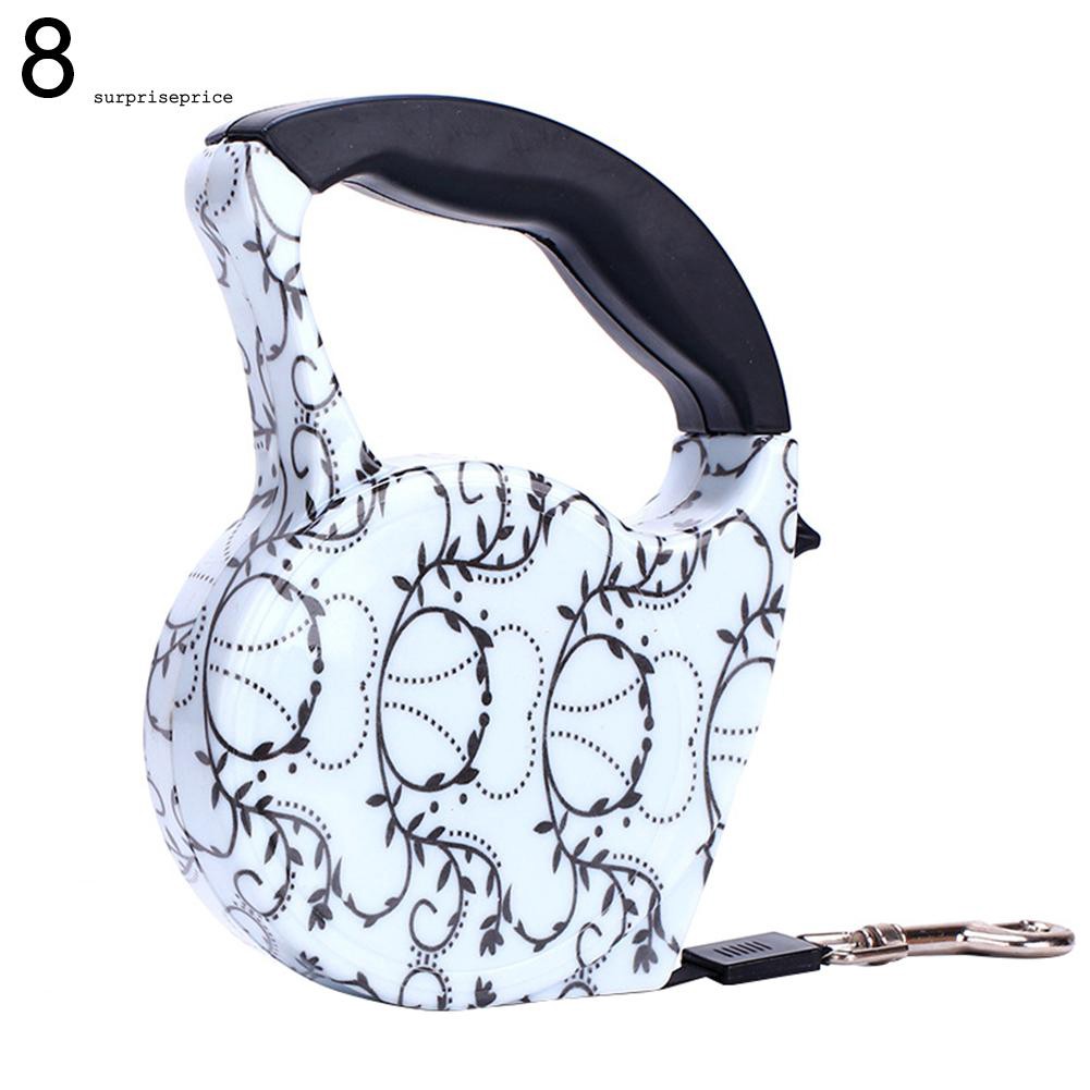 Phụ kiện dây dài 5m dùng để dắt cún và mèo đi dạo với nhiều họa tiết và màu sắc dễ thương