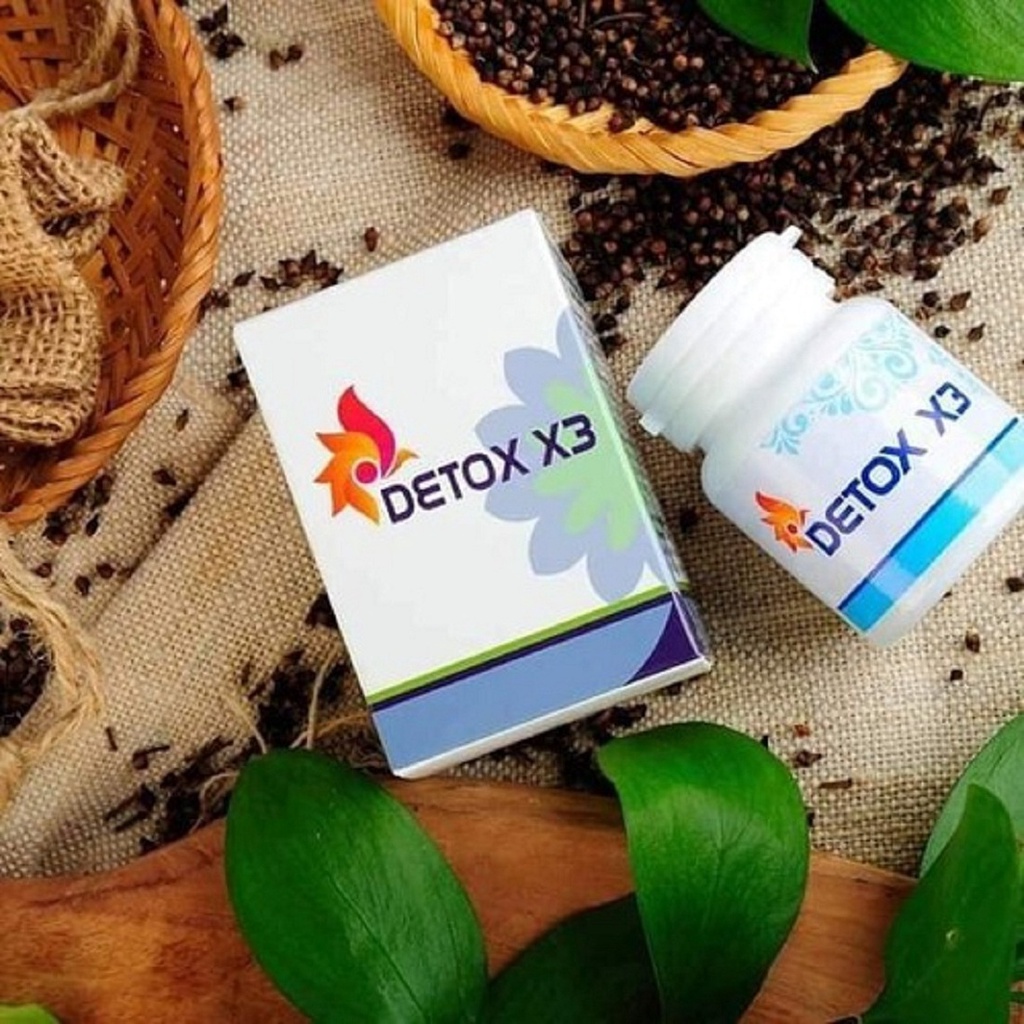 Detox X3 Giảm Béo Bụng chuyên dành cho các mẹ sau sinh (55-60 viên)