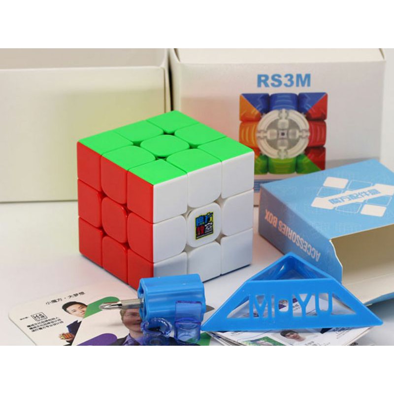 4 Phiên Bản Rubik 3x3 Moyu RS3M 2020 ( Có Nam Châm N52 Rất Mạnh ) MF3RS3 Stickerless