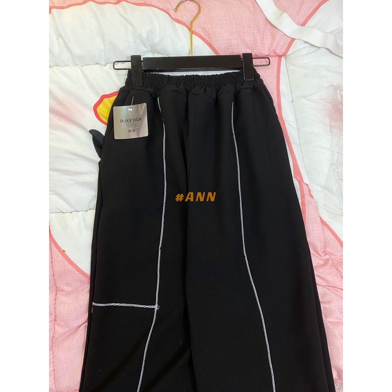 [Ảnh Thật] Quần jogger giả jean ullzang cá tính