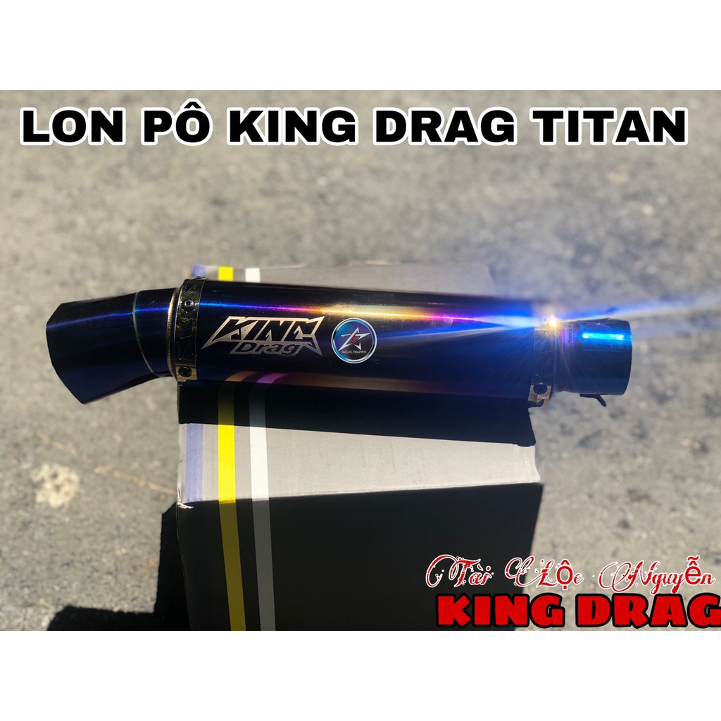 LON PÔ KING DRAG TITAN CHO XE MÁY