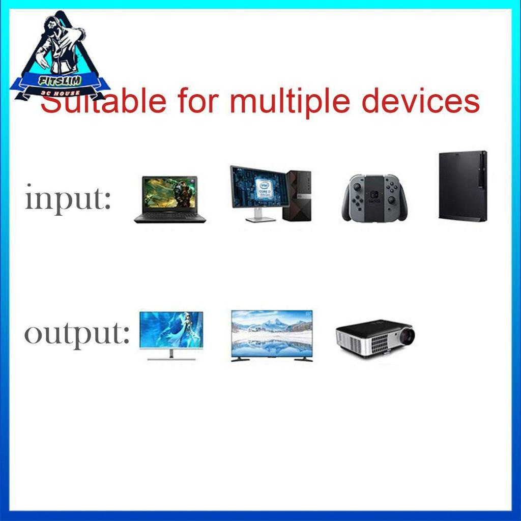 Cáp chuyển đổi HDMI sang VGA cho PC máy tính xách tay máy tính bảng độ phân giải cao