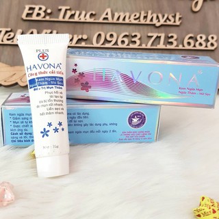 KEM NGỪA MỤN NGỪA THÂM MỜ SẸO HAVONA XANH DƯƠNG