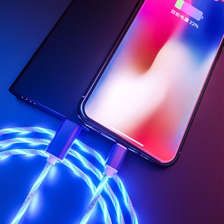 Dây cáp sạc nhanh 1m 2a có đèn led cho iphone