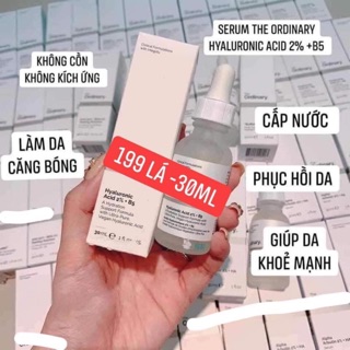 Serum phục hồi cấp nước cho da chứa B5 và HA của Theordinary