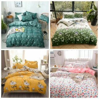 Bộ chăn ga gối cotton poly