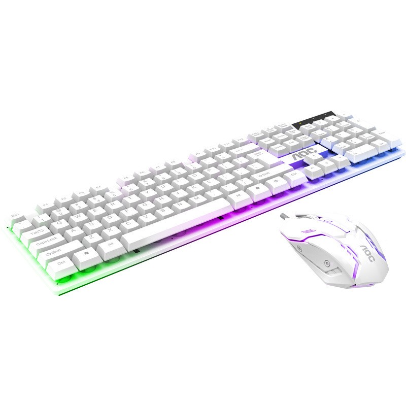 Combo Phím Chuột Có Dây AOC Km100 Chính Hãng (màu ngẫu nhiên)