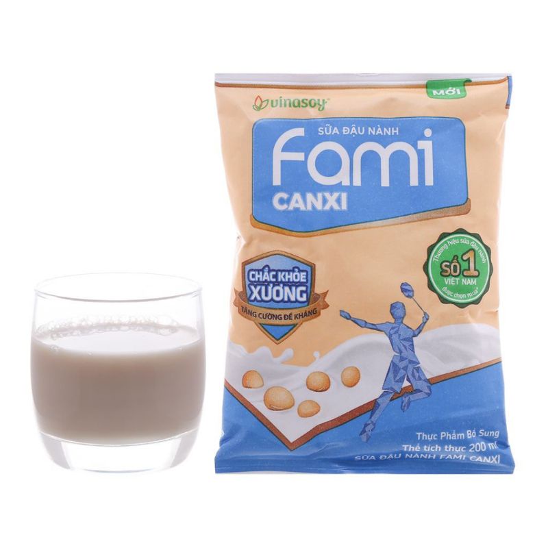 Sữa đậu nành Fami bịch 200 ml Vinasoy