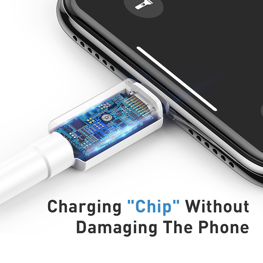 Dây cáp sạc nhanh 18W USB Type-C to Lightning hiệu Baseus Mini White cho iPhone / iPad - Hàng chính hãng
