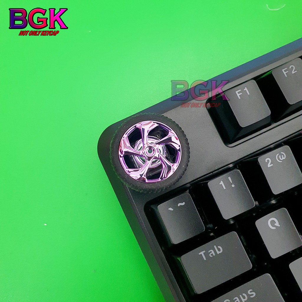 Keycap lẻ hình Bánh Xe Spinner cực đẹp có thể quay được và xuyên led ( keycap Artisan )