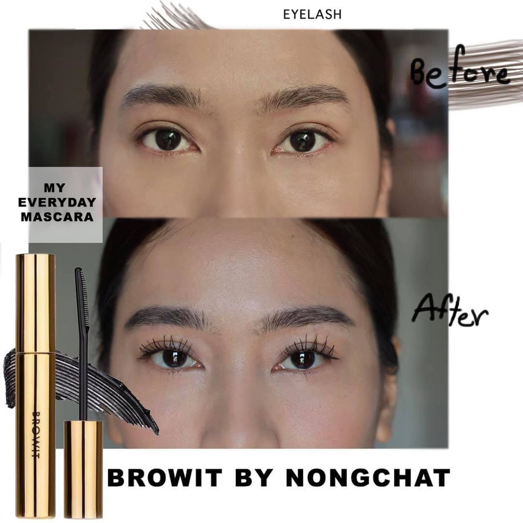 Mascara Brow Wit By Nongchat siêu cong