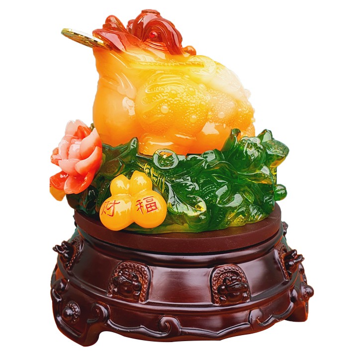Cóc Ngậm Tiền Vàng Cao 23cm( Thiềm Thừ Phong Thủy , vật phẩm Phong Thủy , Cóc ngậm Tiền Vàng giữ của )) | BigBuy360 - bigbuy360.vn