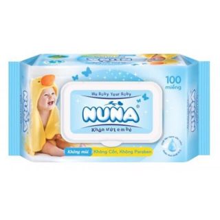 KHĂN ƯỚT EM BÉ NUNA không mùi