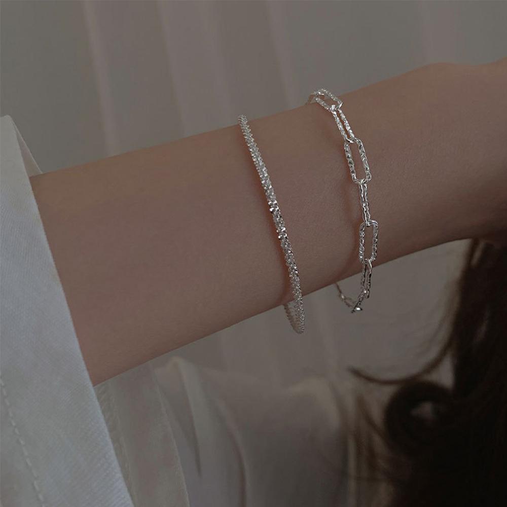 Vòng Tay Thời Trang Đính Đá Lấp Lánh Cho Nữ