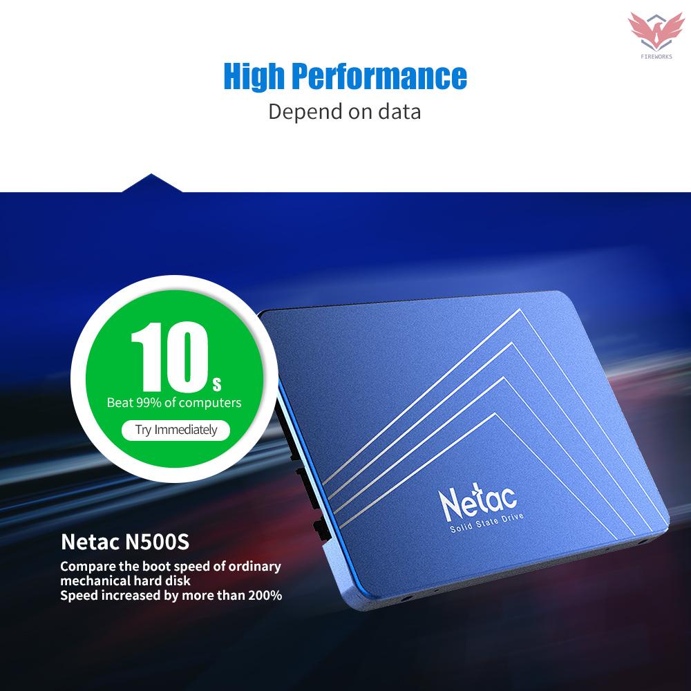 Ổ Cứng Fir Netac N500S 60g Sata6Gb / S 2.5in 3d Tlc Nand Flash Drive | BigBuy360 - bigbuy360.vn