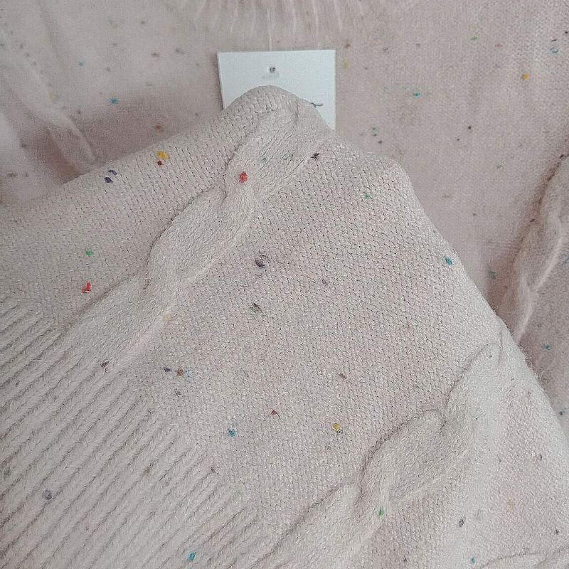 Áo len Hàn hồng pastel siêu yêu