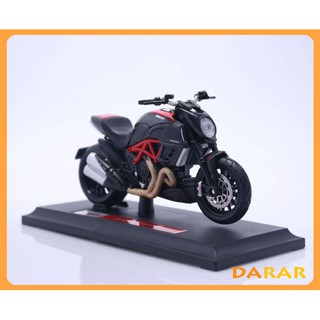 XE MÔ HÌNH - MOTO Ducati Diavel Carbon - MAISTO tỷ lệ 1:18