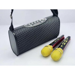 Loa Bluetooth karaoke kèm 2 Mic không dây YS-32 loa siêu to không rè