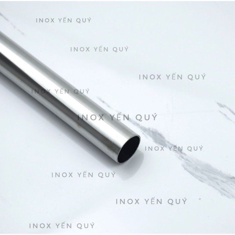 1m ống inox tròn dùng làm rèm cửa thanh treo quần áo | Shopee Việt Nam