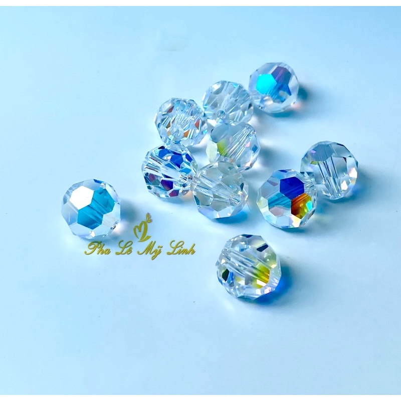1 viên pha lê tròn 10 ly chính hãng Swarovski
