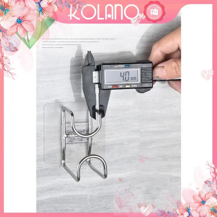 Móc treo chậu KOLANO móc dán tường treo đồ đa năng inox chắc chắn chịu lực 20kg HG-001284