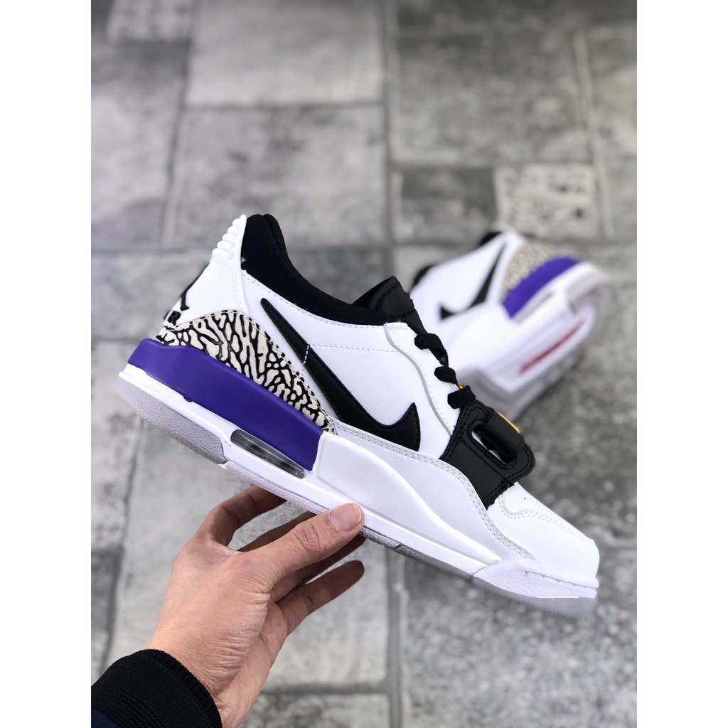 Giày ORDER Nike Jordan Legacy 312 Low "Lakers" Purple chất lượng tốt nhất