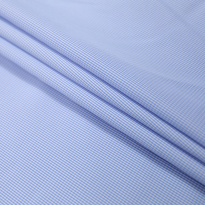 Áo Sơ Mi Nam Công Sở Trung Niên Thương Hiệu Anton Dài Tay Vải Cotton Xanh Dương Kẻ Sọc Caro Nhỏ - 326 | BigBuy360 - bigbuy360.vn