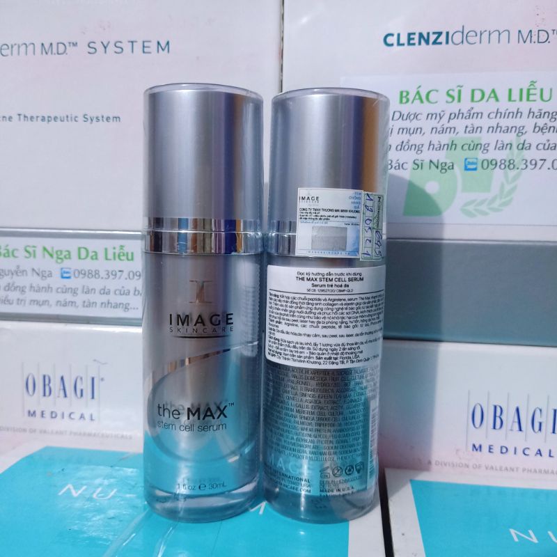 Serum Tế Bào Gốc Chống Lão Hóa Trẻ Hóa Da Image Skincare The Max Stem Cell
