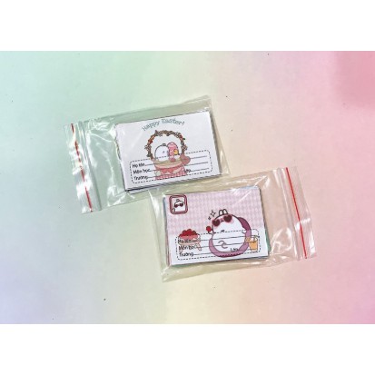 nhãn vở molang NV3 hoạt hình set 16 chiếc có keo dán sẵn