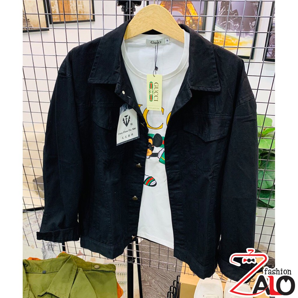 Áo Khoác Kaki Jean Nam Nữ Nhiều Màu Cực Chất Unisex | BigBuy360 - bigbuy360.vn