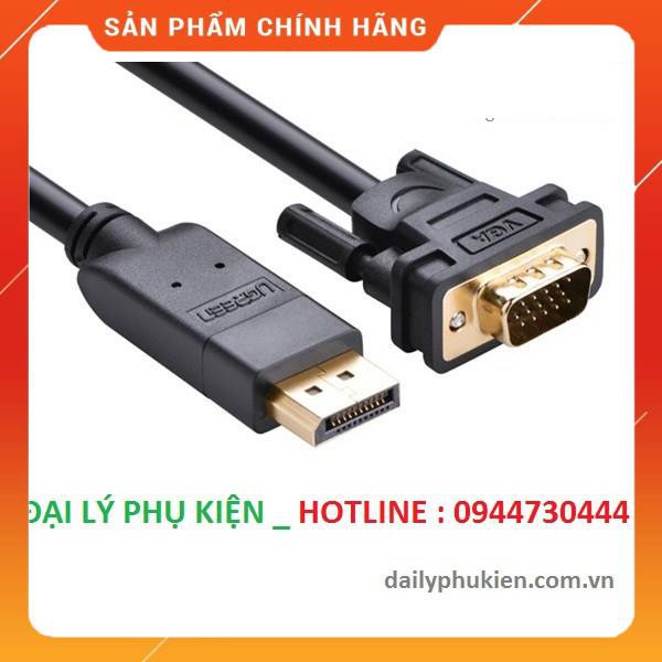 [Mã 154ELSALE2 giảm 7% đơn 300K] Cáp chuyển đổi Displayport sang VGA dài 2m Ugreen 10235 dailyphukien