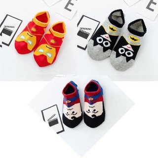 TẤT SIÊU ANH HÙNG CHO BÉ BỘ 3 ĐÔI CHẤT COTTON  có bảng size ảnh cuối