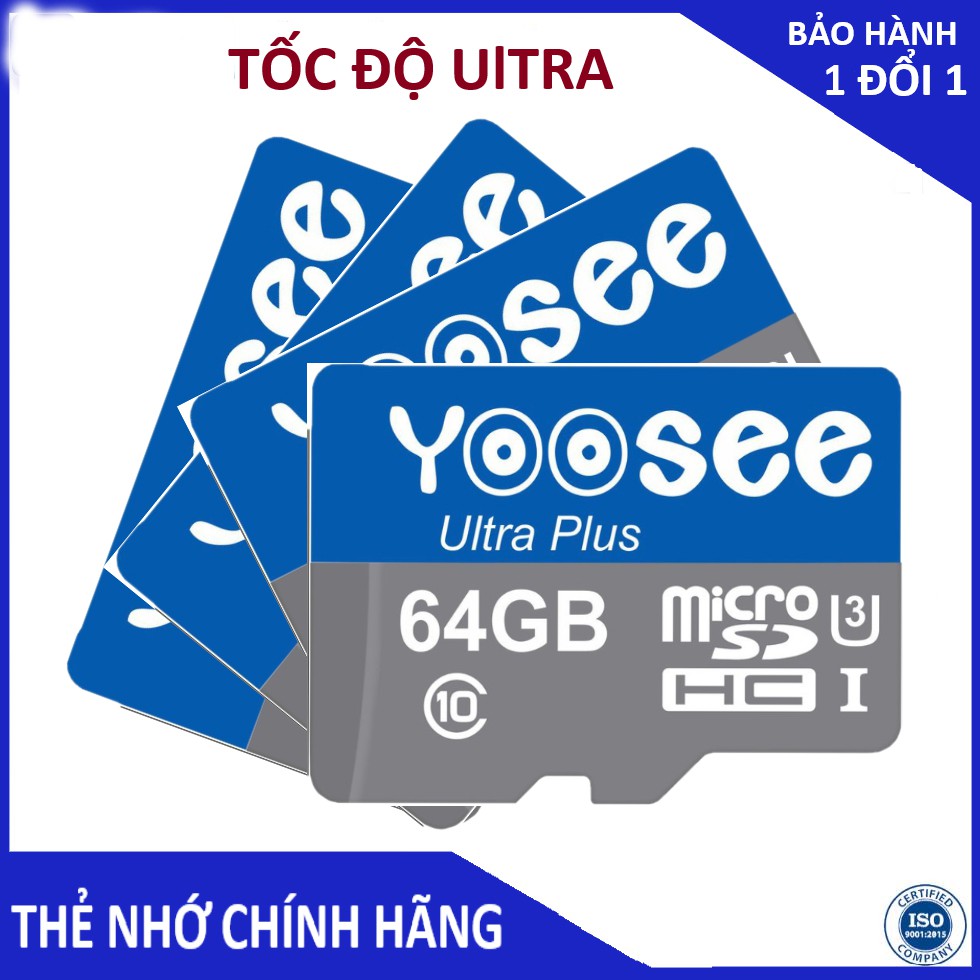 Thẻ nhớ Yoosee 64Gb Class 10 chuyên dụng cho Camera IP - Hàng nhập khẩu