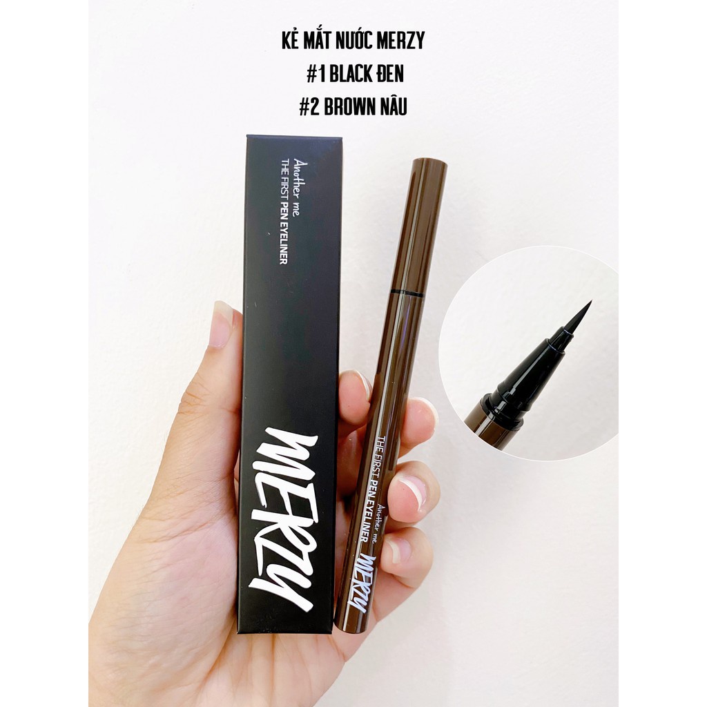 Bút Kẻ Viền Mắt Lâu Trôi MERZY THE FIRST PEN EYELINER 0.5g