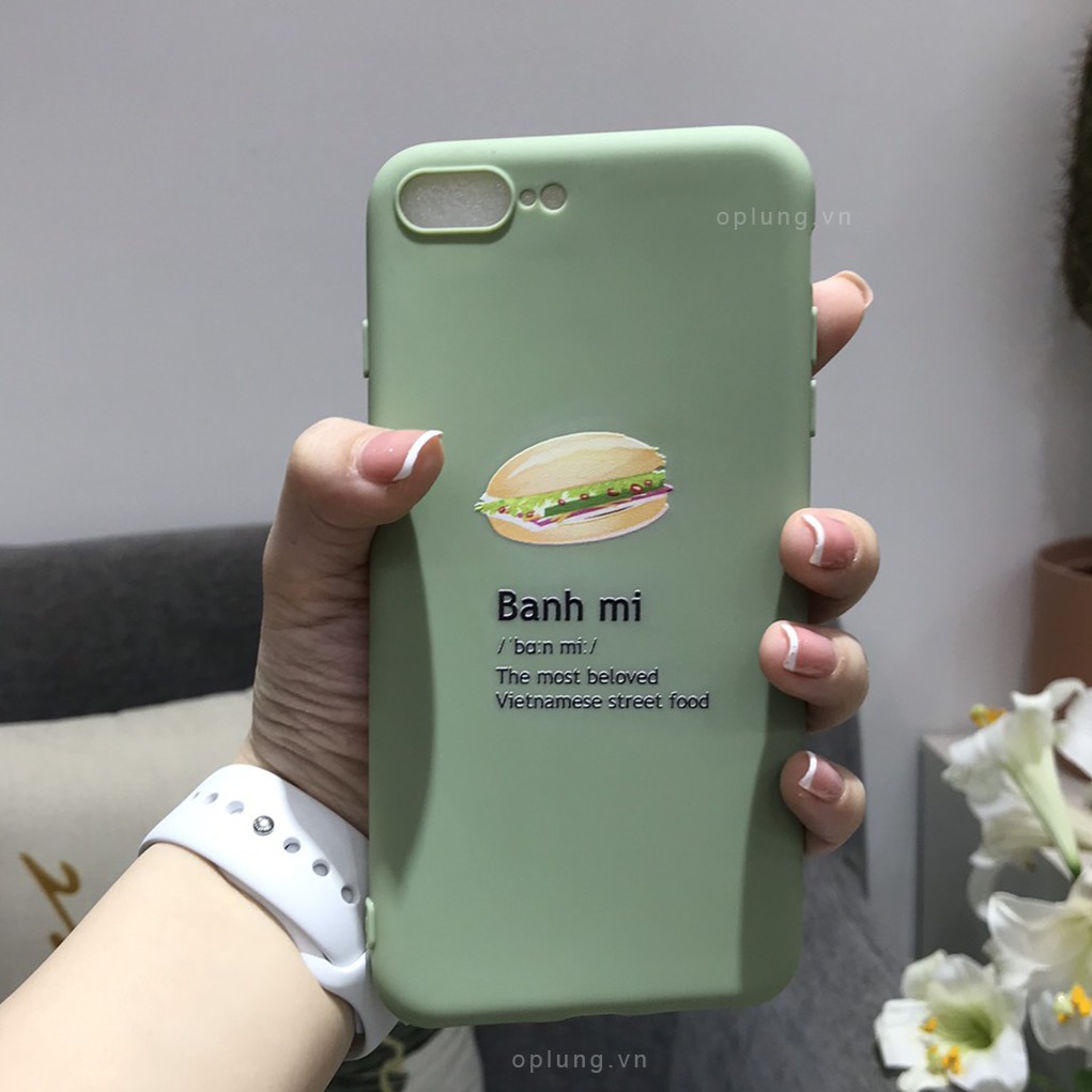 ốp bánh mì cho iphone ốp lưng iphone 6 6s 7 8 plus x xr xs max 11 pro max a247