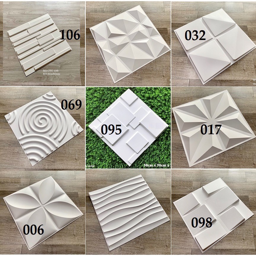 Tấm Ốp Tường 3D Nhựa Pvc Giá Tốt