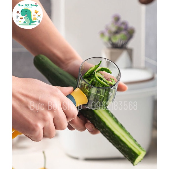 Dụng cụ gọt vỏ rau, củ, quả có ly hứng