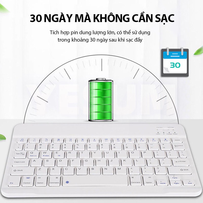 Bàn phím không dây Bluetooth mini màu Macaron thiết kế màu nhẹ, phím ấn cực êm không gây tiếng ồn, nhiều màu sắc | BigBuy360 - bigbuy360.vn