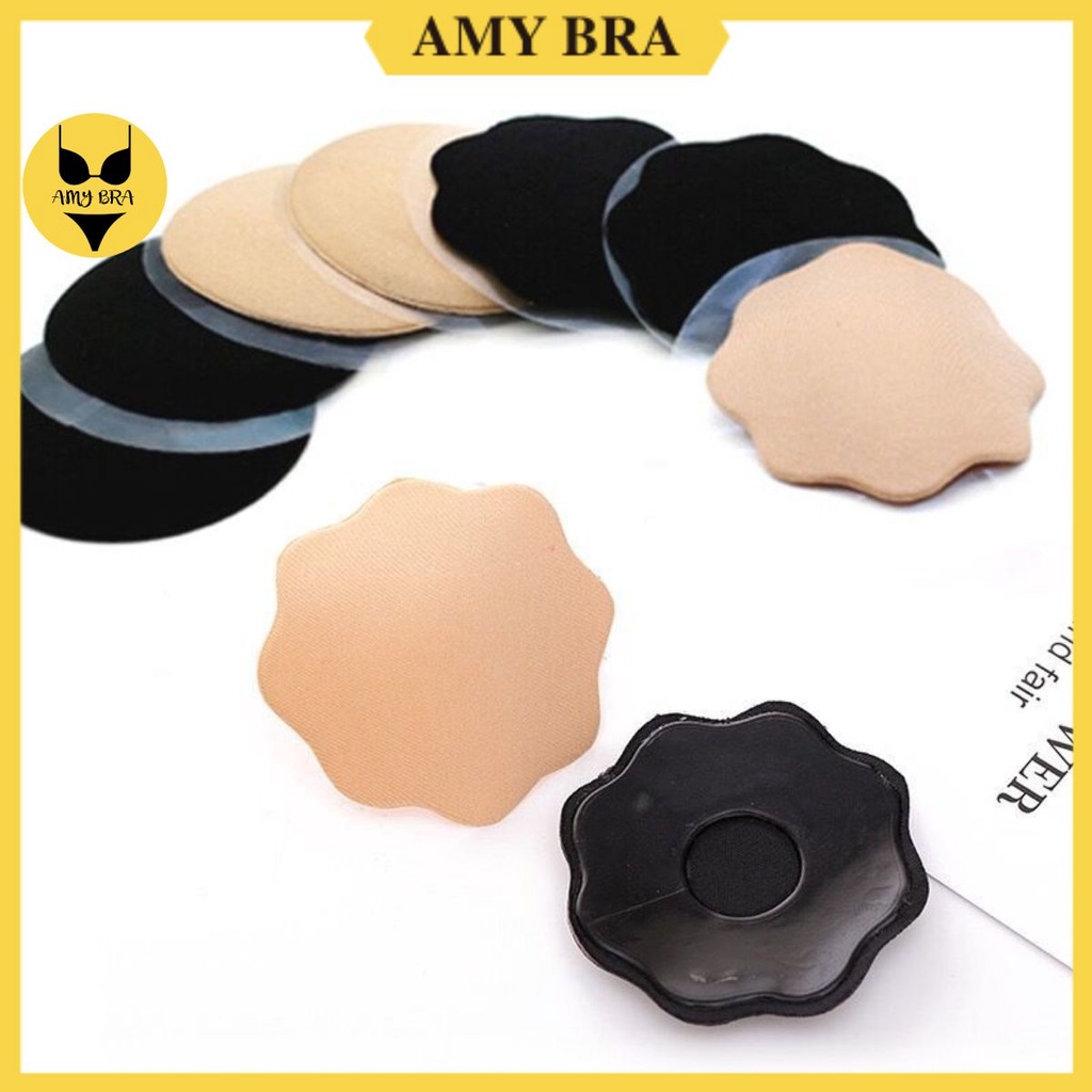 Miếng Dán Ngực Hình Hoa - Miếng Dán Ti Silicon Siêu Dính AMYBRA D0122