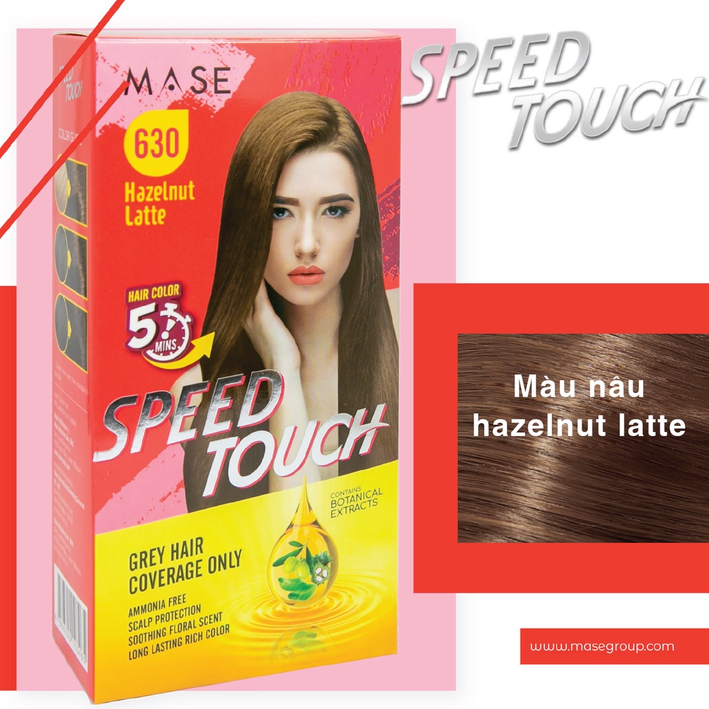 Thuốc Nhuộm Tóc Phủ Bạc Speed Touch - 5 phút
