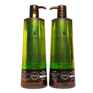 Bộ Dầu Gội Xả Macadamia Weightless Moisture 1000ml